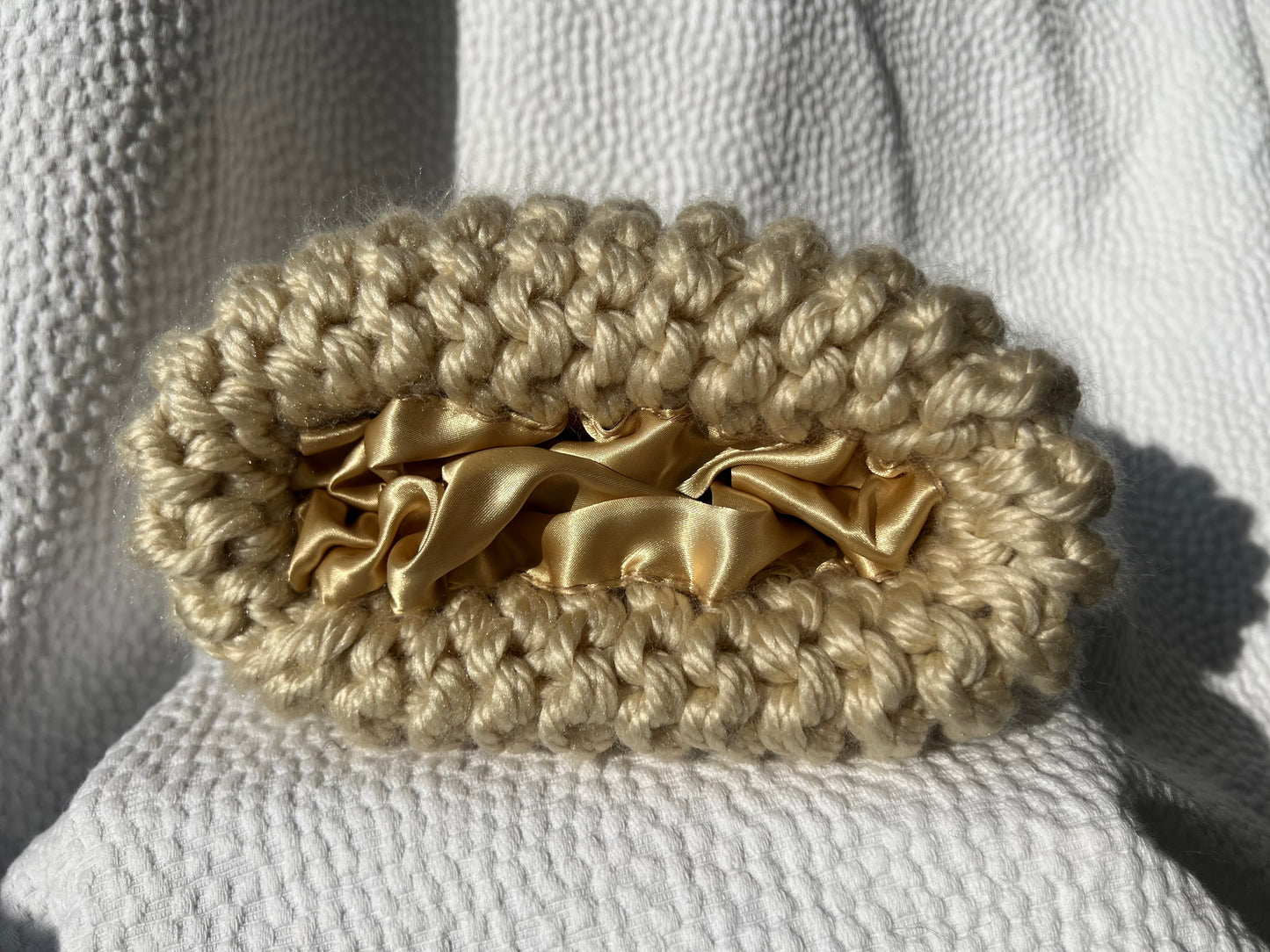 Chunky Knit Hat - Biscuit