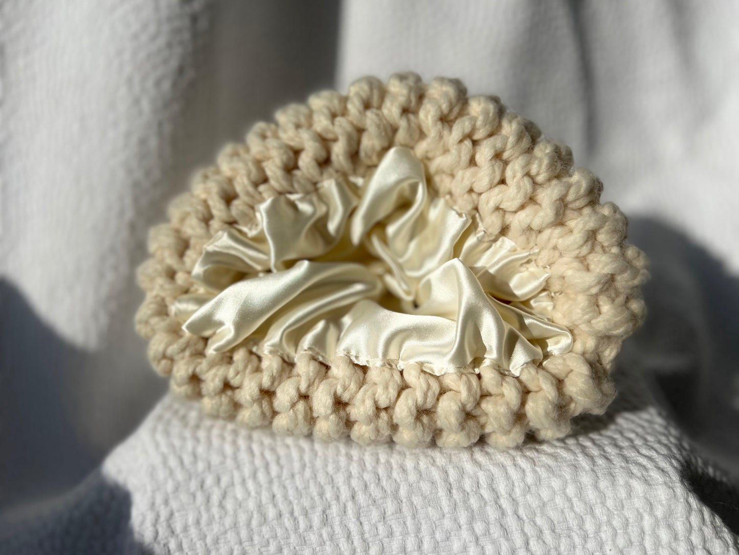 Chunky Knit Hat - Cream
