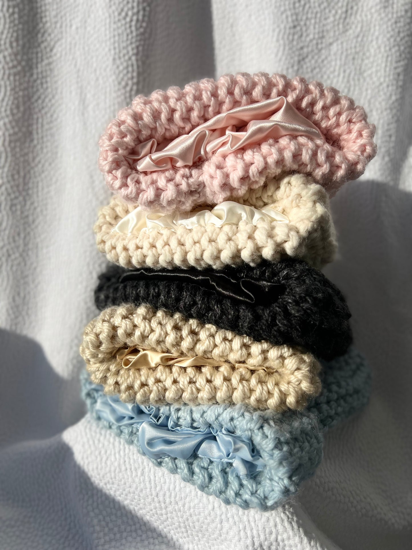 Chunky Knit Hat - Biscuit