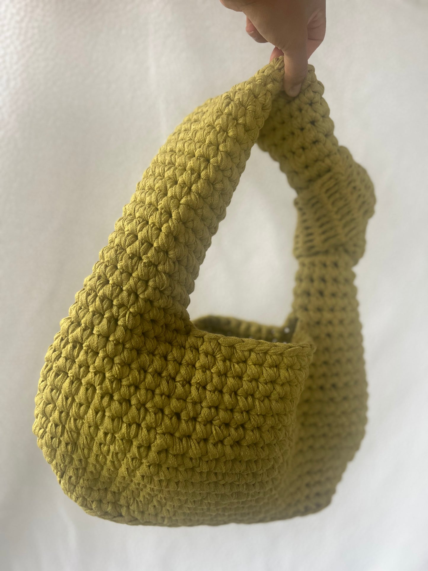 Biggie Knotty Bag - Lime Green