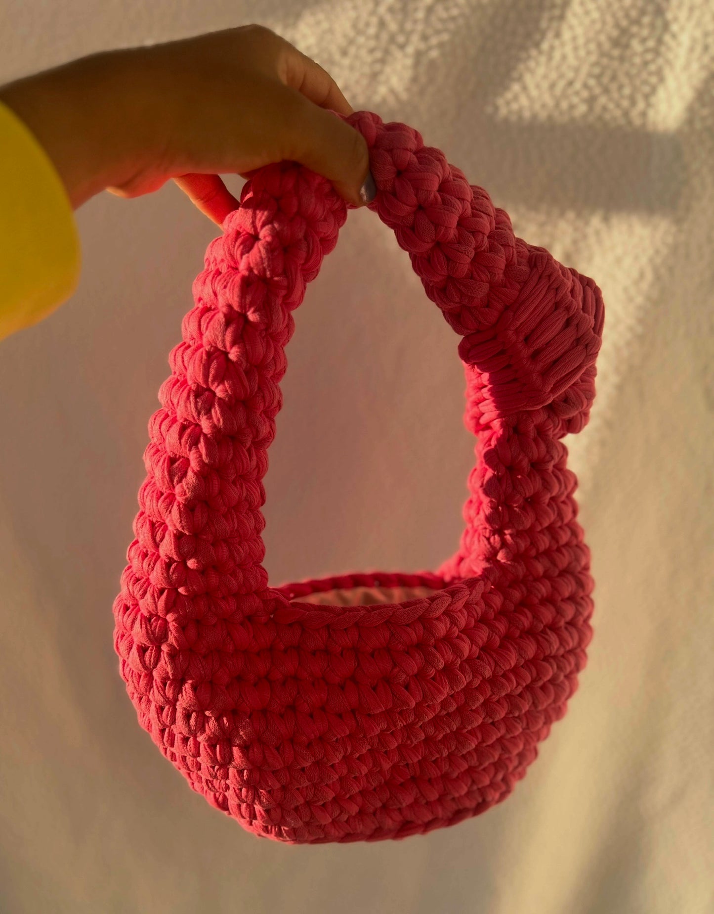 Mini Knotty Bag - Hot Pink