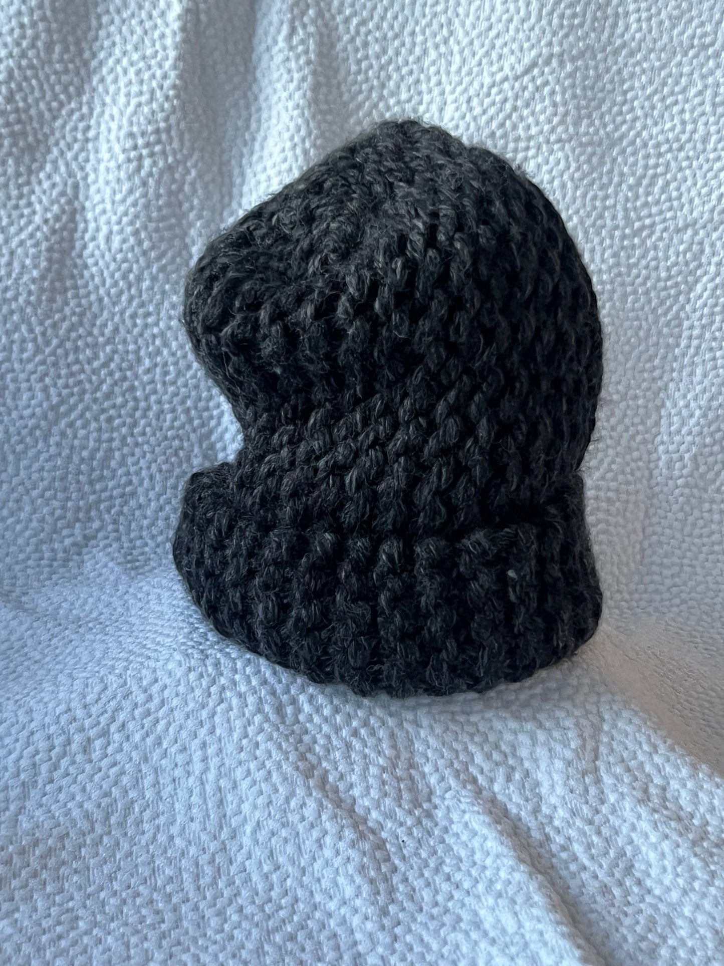 Chunky Knit Hat - Charcoal